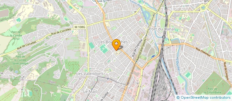 localisation de l'entreprise SCI POISOT à DIJON
