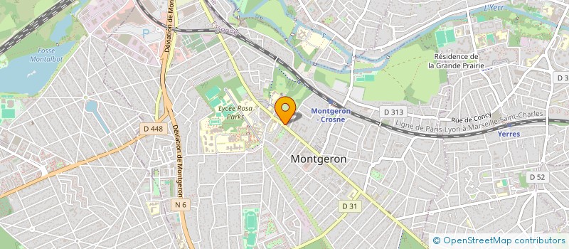 localisation de l'entreprise SCI POISSON à MONTGERON