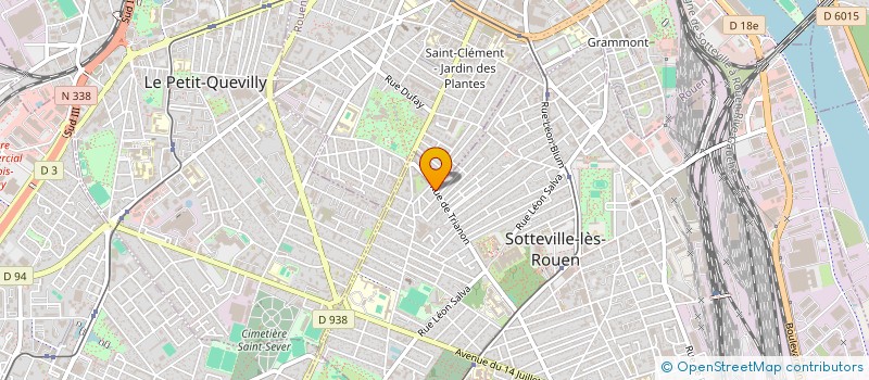 localisation de l'entreprise SCI POISSON-SERUS  SOTTEVILLE-LES-ROUEN