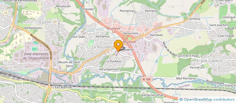 localisation de l'entreprise SCI POISSONS BRETONS  ERGUE-GABERIC