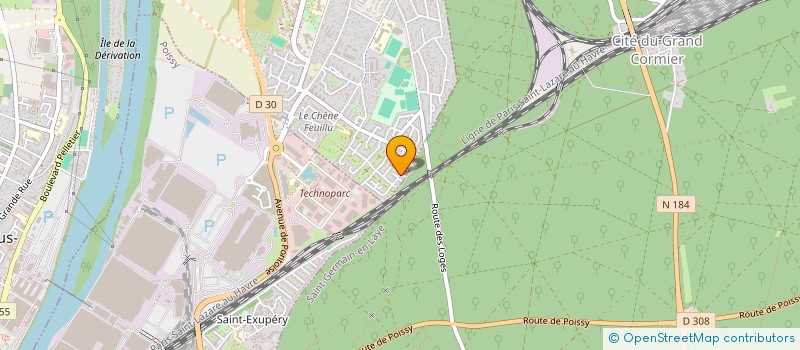 localisation de l'entreprise SCI POISSY LOUVRIER  ACHERES