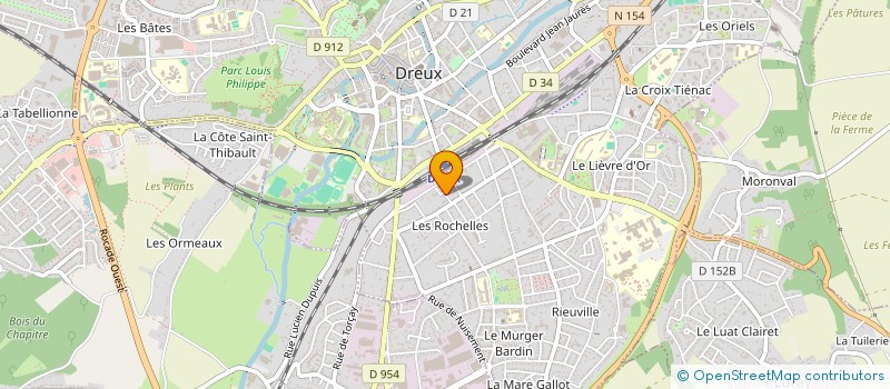 localisation de l'entreprise SCI POITEVIN à DREUX