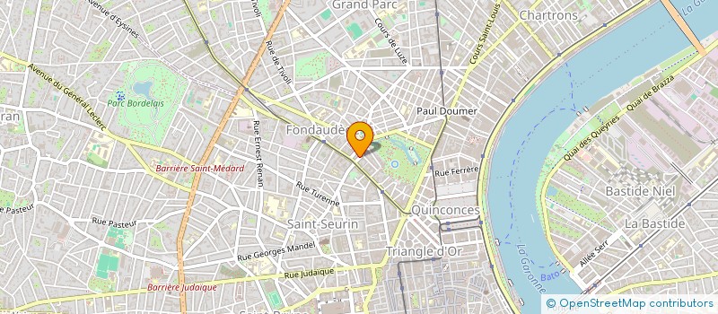 localisation de l'entreprise SCI POITIERS DC  BORDEAUX