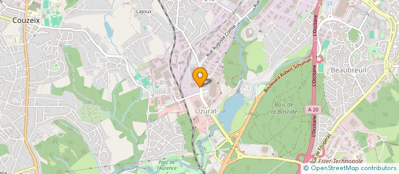 localisation de l'entreprise SCI POITIERS MARAVAL à LIMOGES