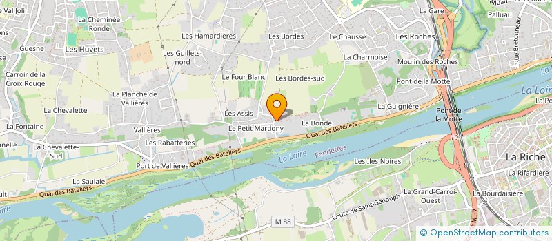 localisation de l'entreprise SCI POITIERS-MONTIERNEUF à FONDETTES