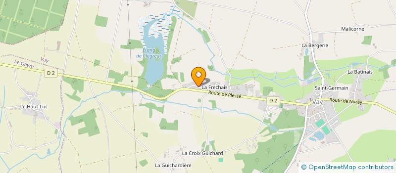 localisation de l'entreprise SCI POITOU  VAY