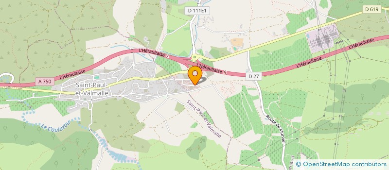 localisation de l'entreprise SCI POIVRE D'ANE  MONTARNAUD