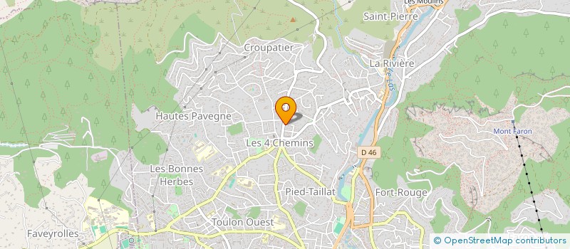 localisation de l'entreprise SCI POIZAT  TOULON