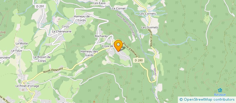 localisation de l'entreprise SCI POIZAT PINTEAUX  SAINT-MARTIN-D'URIAGE