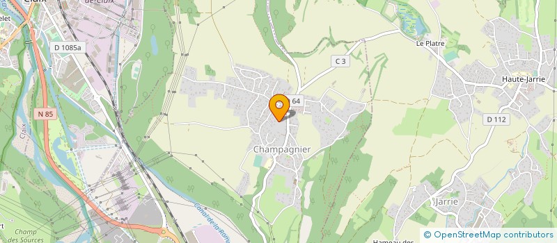 localisation de l'entreprise SCI POKA  CHAMPAGNIER