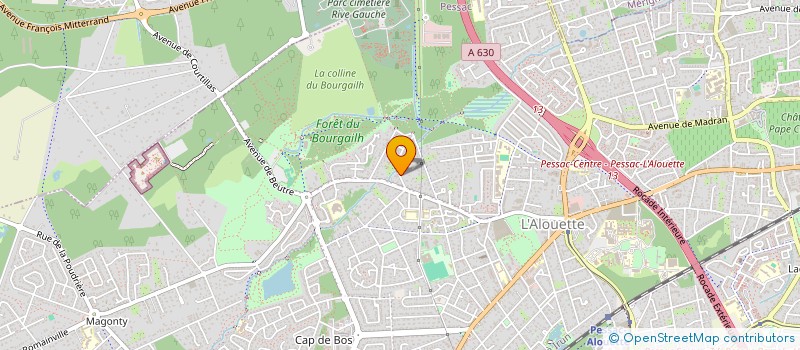 localisation de l'entreprise SCI POKHARA  PESSAC