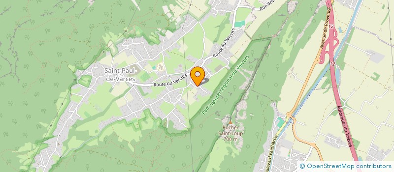 localisation de l'entreprise SCI POL BAL ATHENA 2013  SAINT-PAUL-DE-VARCES