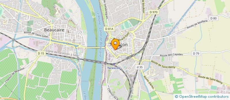 localisation de l'entreprise SCI POL-UG  TARASCON