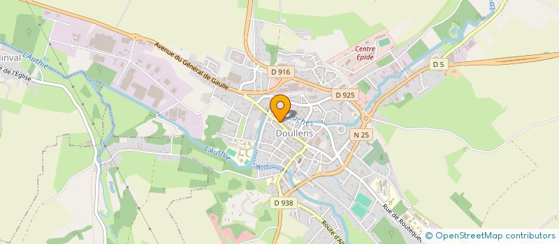 localisation de l'entreprise SCI POLA  DOULLENS