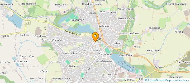 localisation de l'entreprise SCI POLARD  SAINT-RENAN