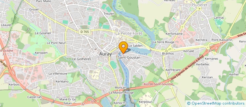 localisation de l'entreprise SCI POLART à AURAY
