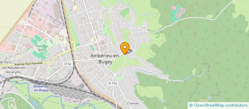 localisation de l'entreprise SCI POLAT  AMBERIEU-EN-BUGEY