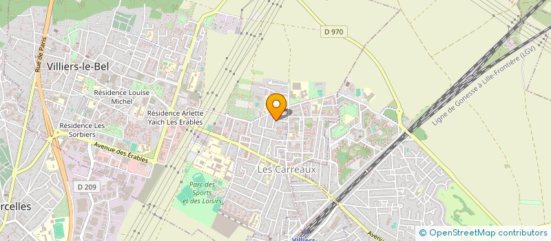 localisation de l'entreprise SCI POLAT IP  VILLIERS-LE-BEL