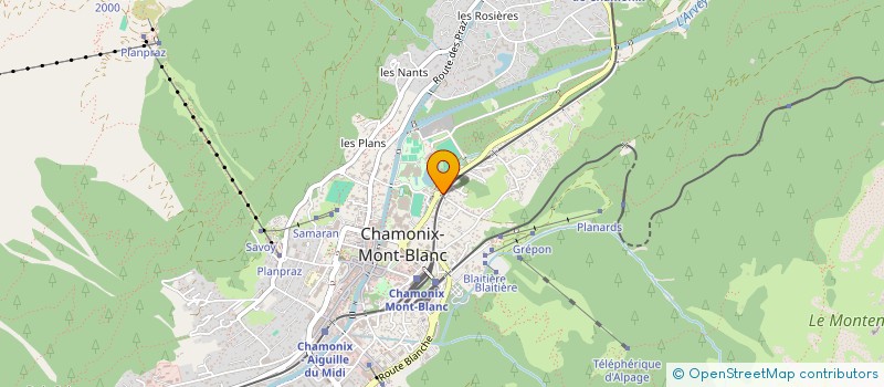 localisation de l'entreprise SCI POLATO à CHAMONIX-MONT-BLANC