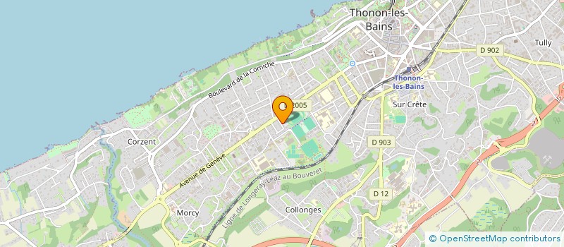 localisation de l'entreprise SCI POLCA à THONON-LES-BAINS