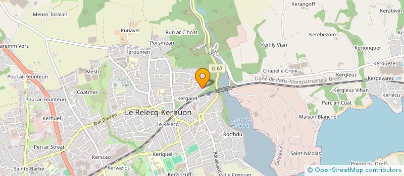 localisation de l'entreprise SCI POLCA  LE RELECQ-KERHUON