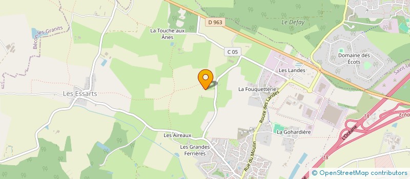 localisation de l'entreprise SCI POLDER  SAINT-LEGER-DE-LINIERES