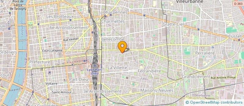 localisation de l'entreprise SCI POLDI  LYON