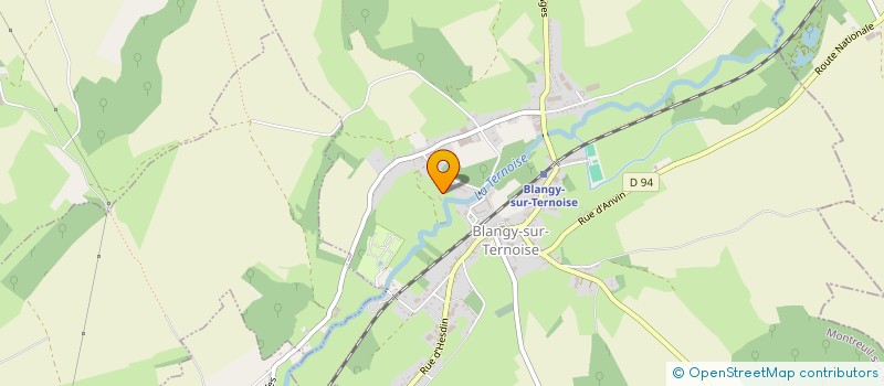 localisation de l'entreprise SCI POLE 2000  BLANGY-SUR-TERNOISE