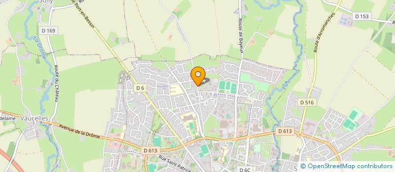 localisation de l'entreprise SCI POLE DE SANTE ARGOUGES  BAYEUX