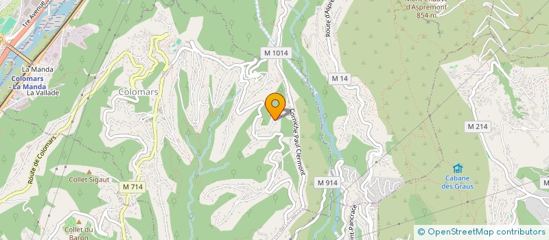 localisation de l'entreprise SCI POLE DE SANTE LIBERAL  COLOMARS