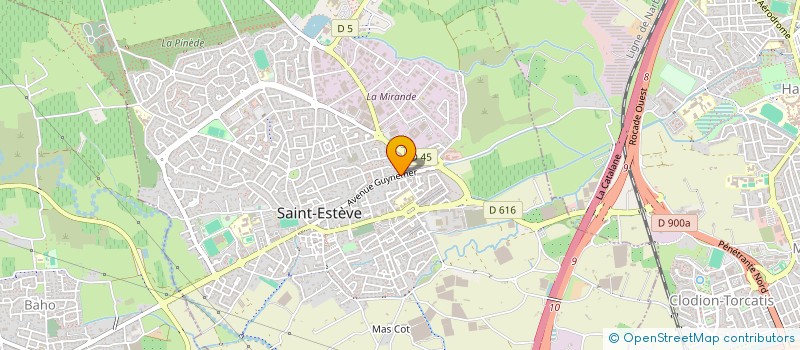 localisation de l'entreprise SCI POLE'IMMO 66  SAINT-ESTEVE