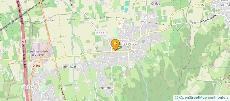 localisation de l'entreprise SCI POLE MEDICAL DE CHASSELAY  CHASSELAY