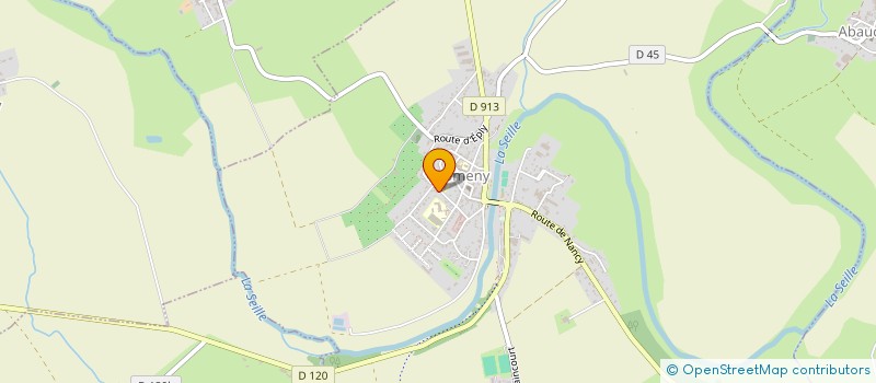 localisation de l'entreprise SCI POLE SANTE DE LA SEILLE  NOMENY