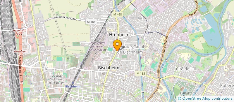 localisation de l'entreprise SCI POLE SANTE DU PARC  BISCHHEIM