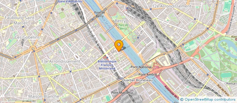 localisation de l'entreprise SCI POLE SANTE MASSENA  PARIS