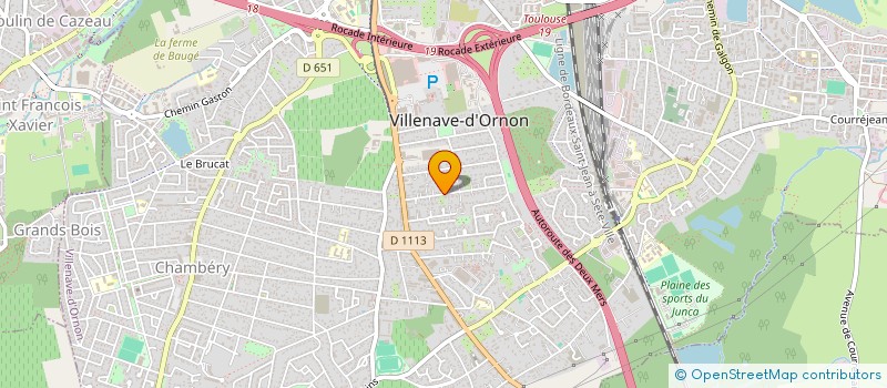 localisation de l'entreprise SCI POLE SANTE PYRENEES  VILLENAVE-D'ORNON