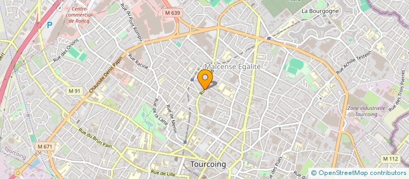 localisation de l'entreprise SCI POLE SANTELIB  TOURCOING