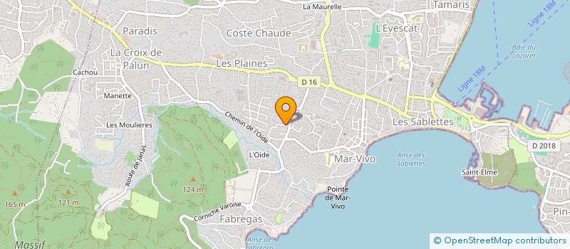 localisation de l'entreprise SCI POLETE à LA SEYNE-SUR-MER