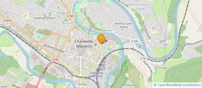 localisation de l'entreprise SCI POLETTI  CHARLEVILLE-MEZIERES