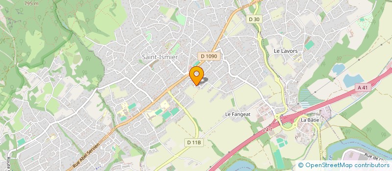 localisation de l'entreprise SCI POLGUA  SAINT-ISMIER