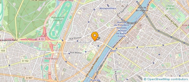 localisation de l'entreprise SCI POLI à PARIS