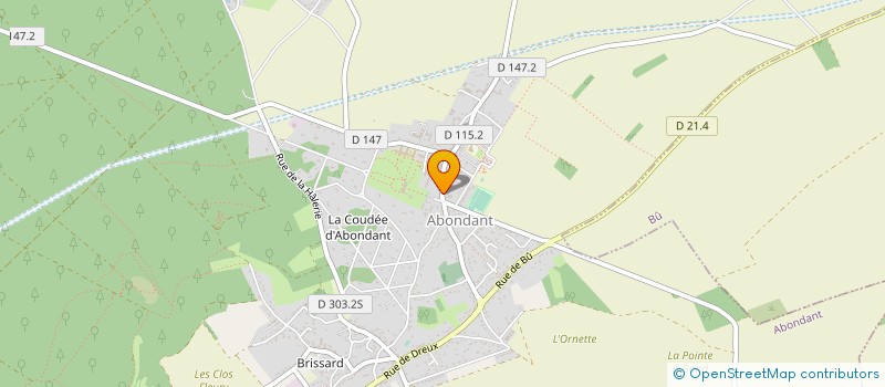 localisation de l'entreprise SCI POLICE-ROUSSEAU à ABONDANT