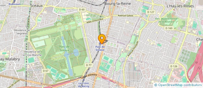 localisation de l'entreprise SCI POLID à ANTONY