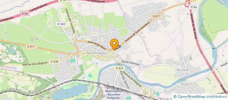 localisation de l'entreprise SCI POLIGNANAISE  MONTREJEAU