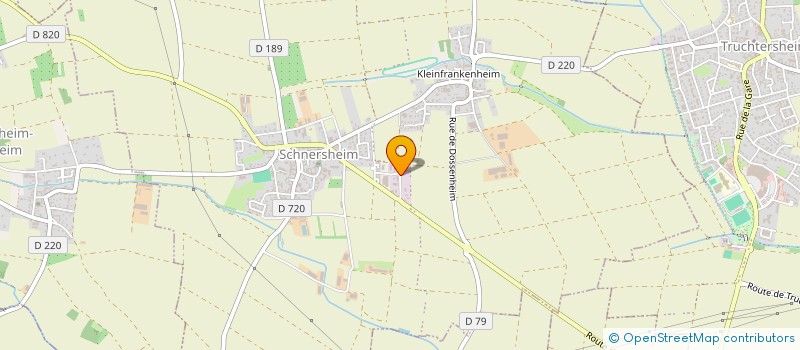 localisation de l'entreprise SCI POLIGNANO  SCHNERSHEIM