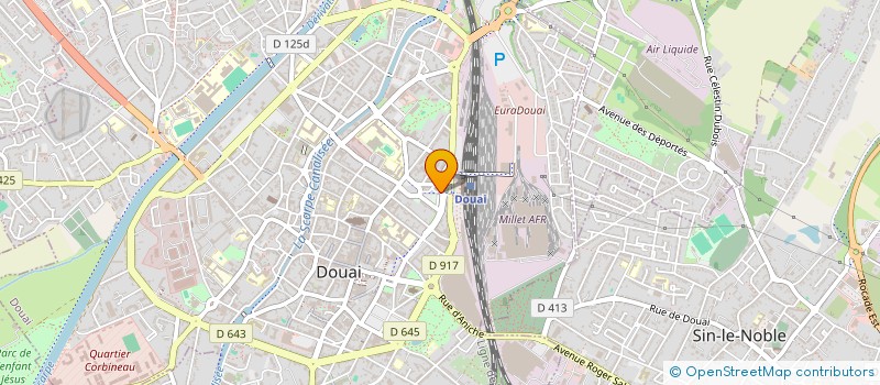 localisation de l'entreprise SCI POLILLAIR à DOUAI