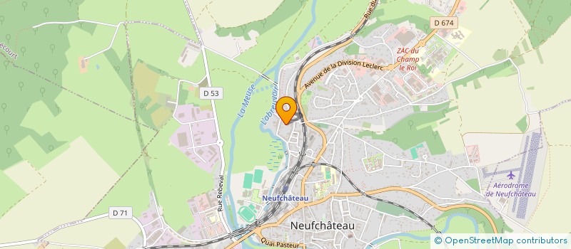 localisation de l'entreprise SCI POLIN à NEUFCHATEAU