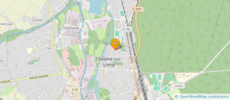 localisation de l'entreprise SCI POLISSET  CHALETTE-SUR-LOING