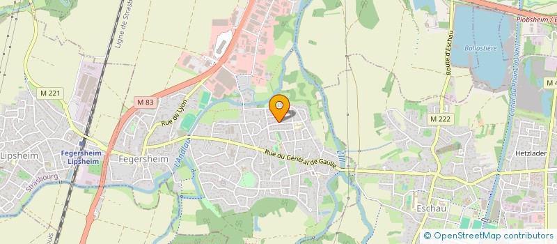 localisation de l'entreprise SCI POLIX  FEGERSHEIM