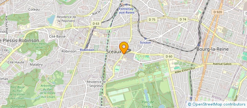 localisation de l'entreprise SCI POLKA à SCEAUX